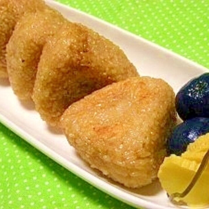 いまさら簡単焼きおにぎり レシピ 作り方 By ブルーボリジ 楽天レシピ いまさら簡単焼きおにぎり レシピ 作り方 By ブルーボリジ 楽天レシピ